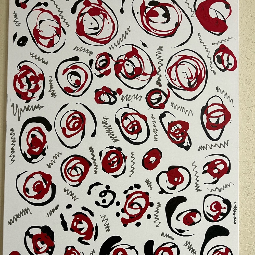 Hand painted canvas artwork